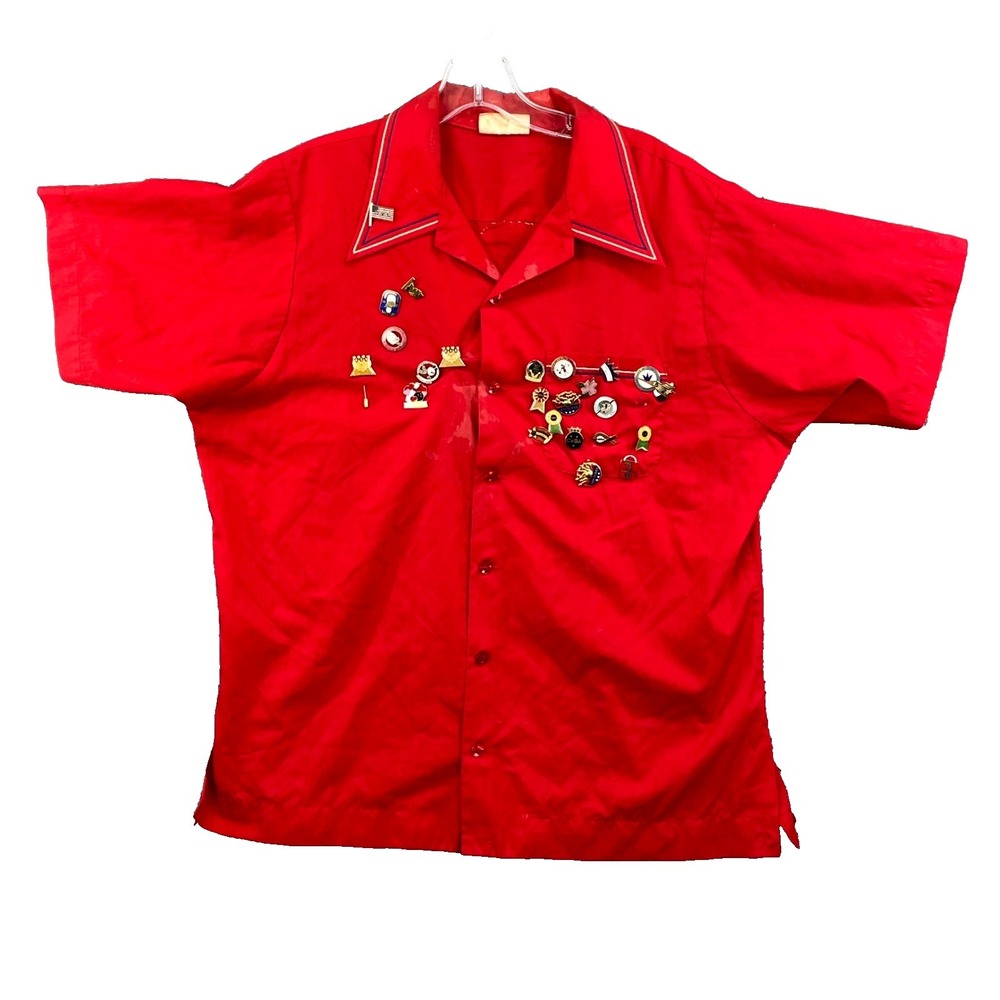 Vintage King Louie Bowling Shirt Womens Large‎ Sports Performance Athleisure